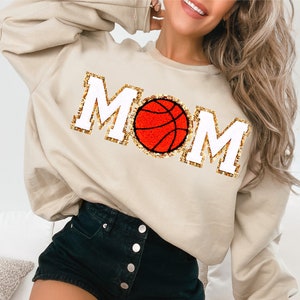 Basketball Mom Shirt, Basketball Mom Sweatshirt In My Basketball Mom Era Basketball Mama Sweater Basketball Mothers Day Gifts Unique Gift