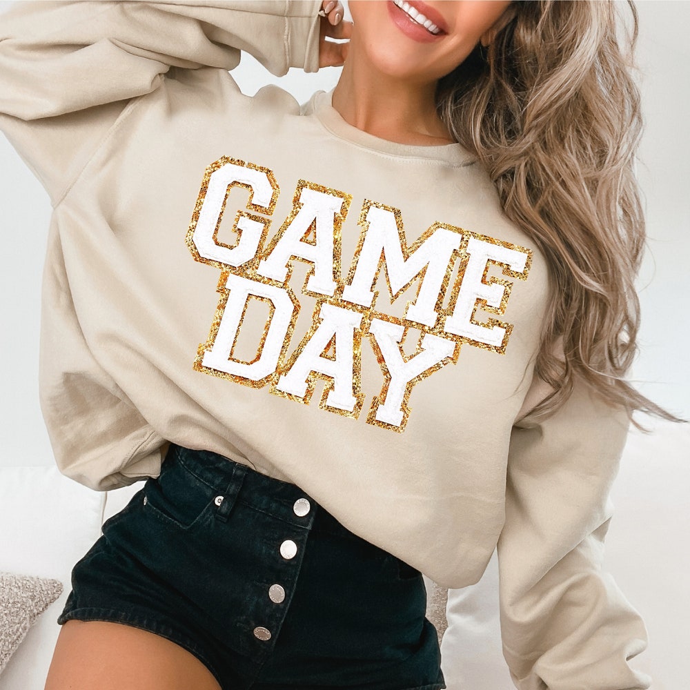 Game Day Sweatshirt, Game Day Shirt In My Game Day Era Tshirt Custom Baseball Game Day Gift Personalized Game Day Vibes Embroidered Crewneck Bespoketshirt
