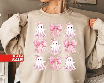 Pumpkin Halloween Sweatshirt, Coquette Halloween Shirt, Pumpkin T Shirt, Fall Sweatshirt Spooky Season TShirt, Fall Shirts for Women