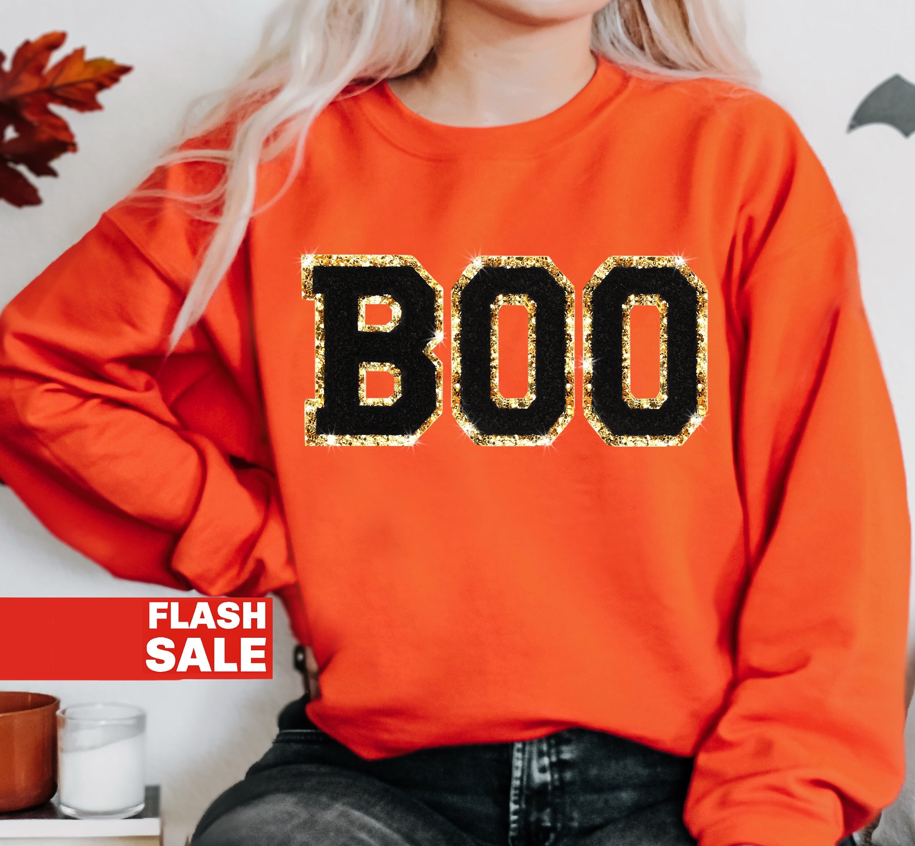 Boo Sweatshirt - Etsy