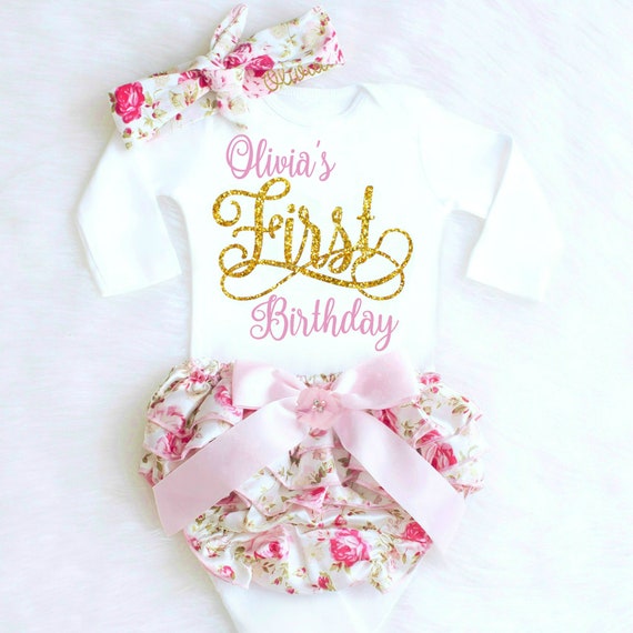 my 1st birthday outfit