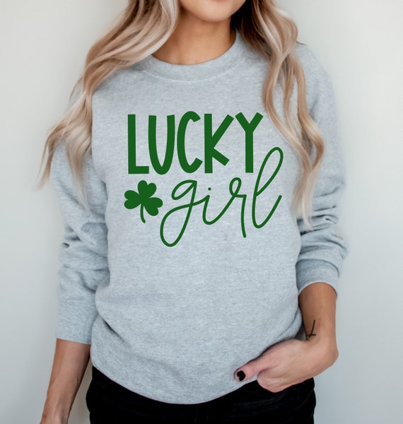 Lucky sweatshirt womens Clearance