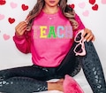 Teacher Sweatshirt, Back to School Teacher Gifts Teacher Shirts Christmas Teacher Gift TEACH Sweatshirt Embroidered Sweater