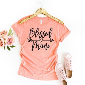 Blessed MIMI Shirt, Mimi T Shirt, Pregnancy Announcement Mimi, Mimi Tee, Gift For Mimi, Promoted to MIMI Mothers Day Gift bild 5
