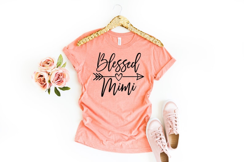 Blessed MIMI Shirt, Mimi T Shirt, Pregnancy Announcement Mimi, Mimi Tee, Gift For Mimi, Promoted to MIMI Mothers Day Gift bild 5