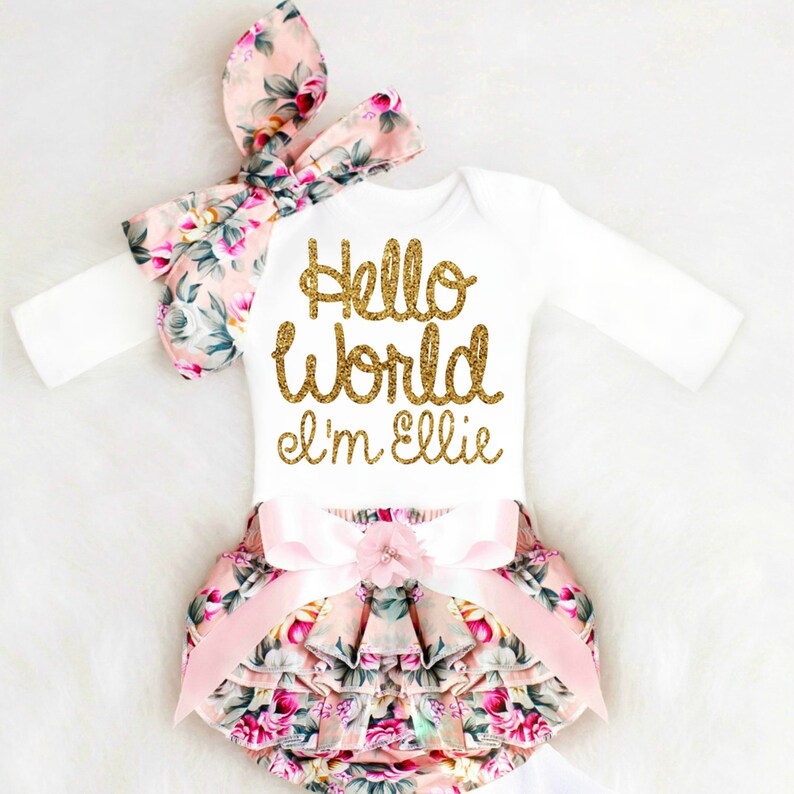 baby girl going home outfit summer