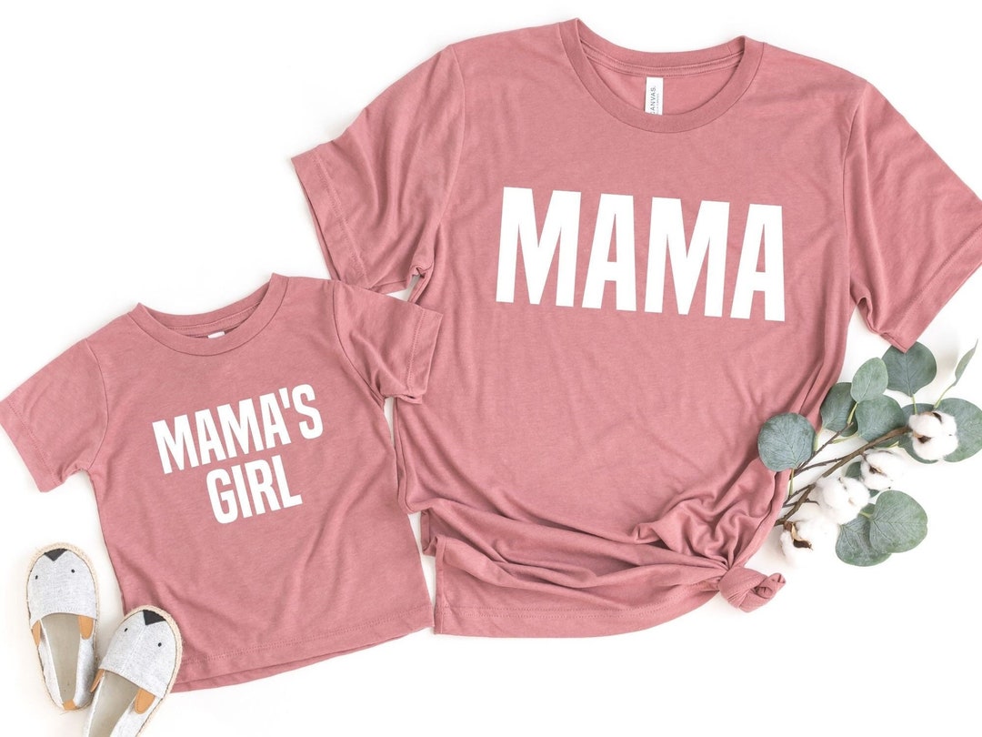 Matching Mama and Mamas Girl Shirts, Mommy and Me Outfit Girl, Mother ...