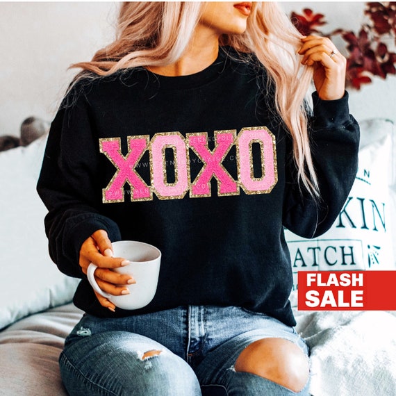 Chenille heart sweater best sale