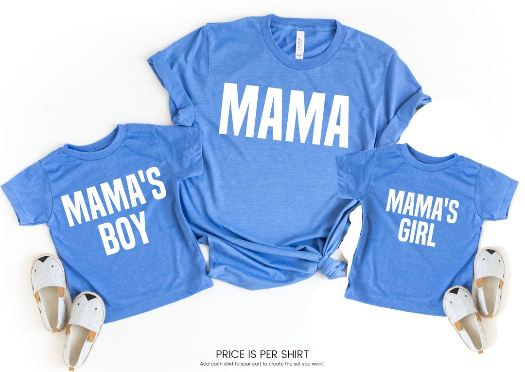 Mommy and Me Outfit Boy & Girl Matching Family Shirts Mamas Etsy