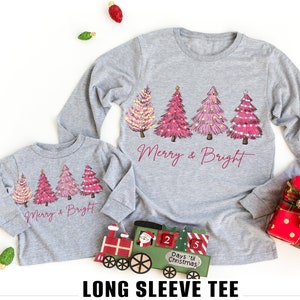 Merry and Bright Sweatshirt, Christmas Sweatshirt, Family Christmas Sweatshirt, Christmas Sweatshirts for Women, Merry Christmas Sweatshirt image 5