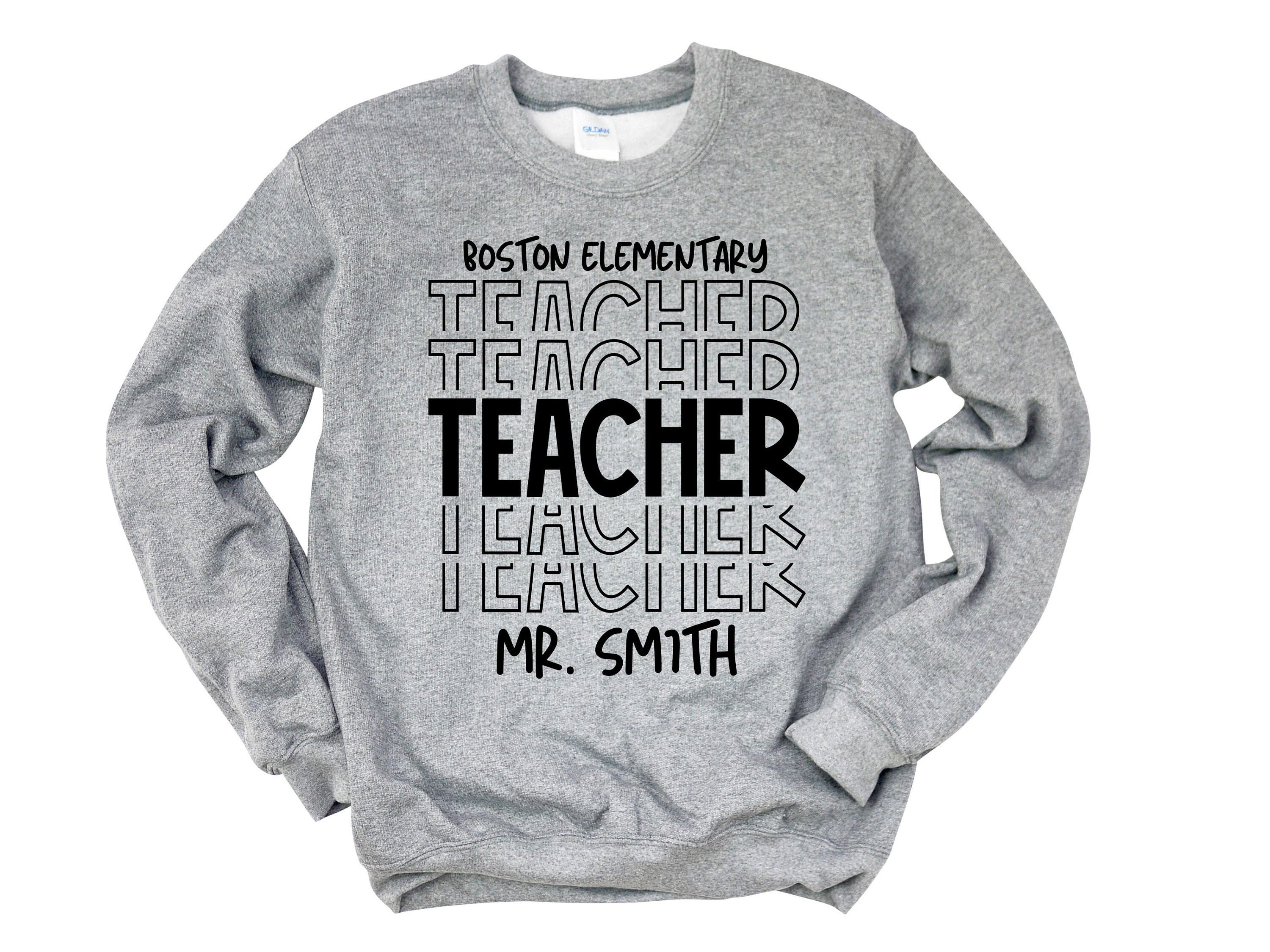 Teacher Sweatshirt Mens Teacher Shirt Male Teacher Gifts Etsy