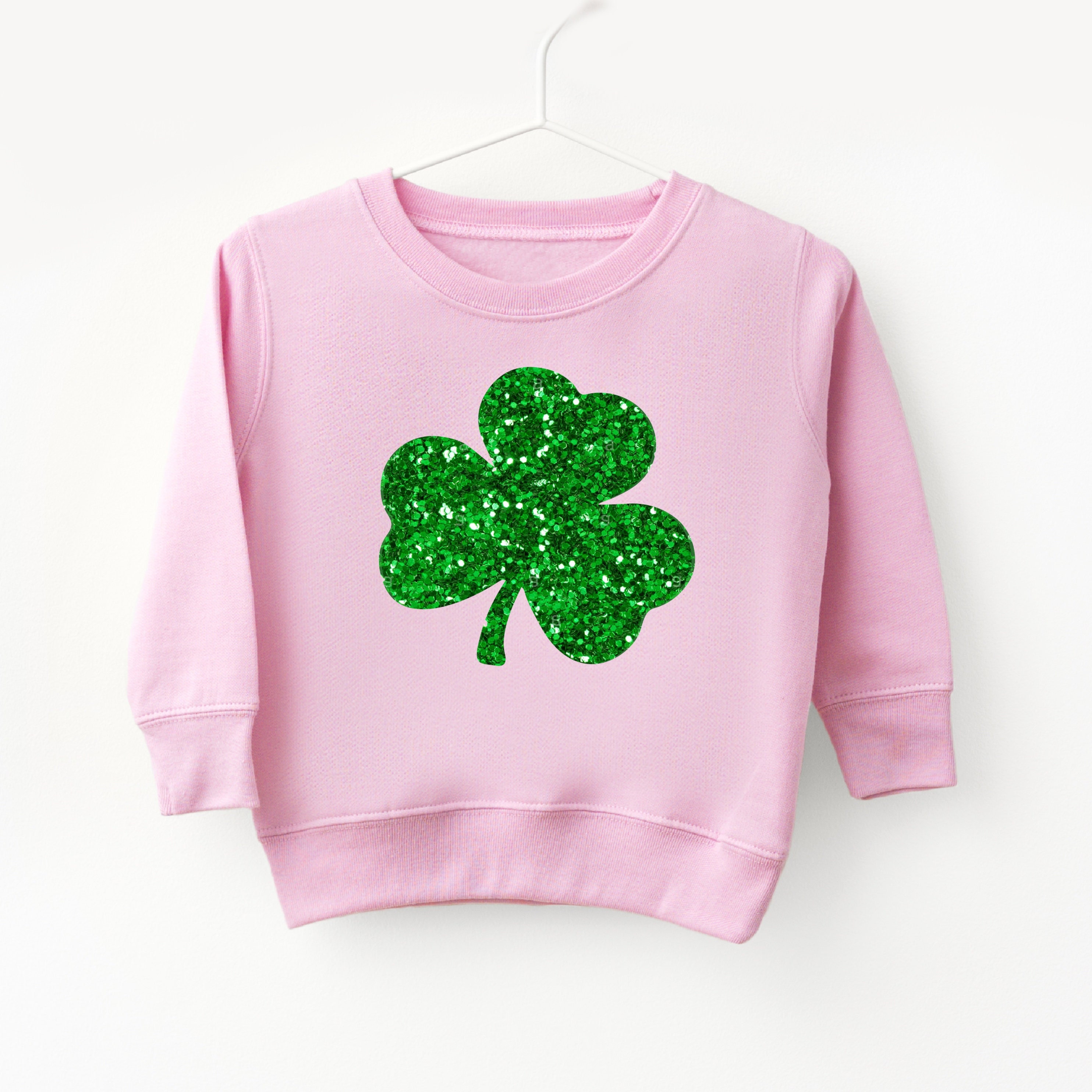 Glitter Shamrock Shirt Girls St Patricks Day Sweatshirt Toddler St Patricks Day Outfit Girl St Patricks Day Shirt Irish Shirt Lucky Shirt