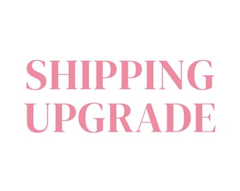 Upgrade from Standard Shipping to Priority Shipping