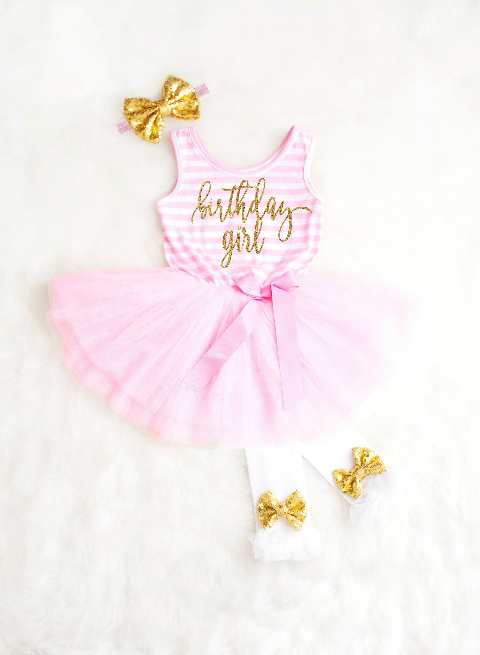 Birthday Girl Outfit Little Girls Birthday Dress Toddler Etsy