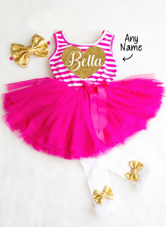 First Birthday Dress with Personalization 2nd Birthday Dress Etsy