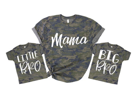 Matching Family Camo Shirts Mama Big 