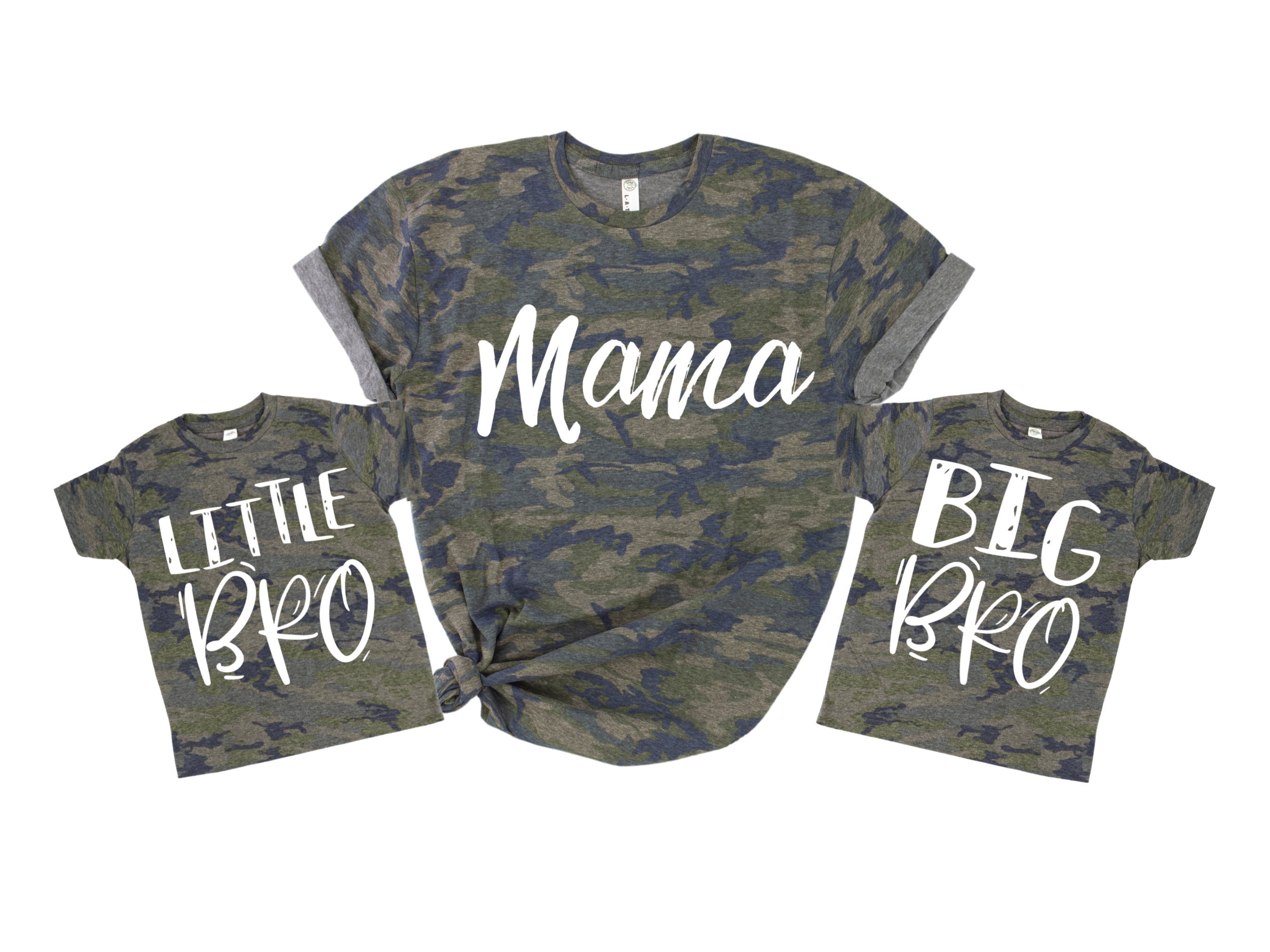 Matching Family Camo Shirts Mama Big 