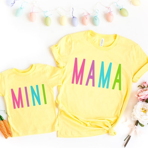 Mothers Day Gift From Daughter Matching Mama and Mini Shirts - Etsy