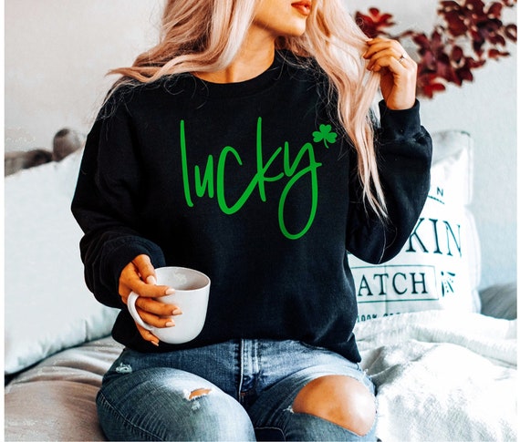 LUCKY Shirt Womens St Patricks Day 
