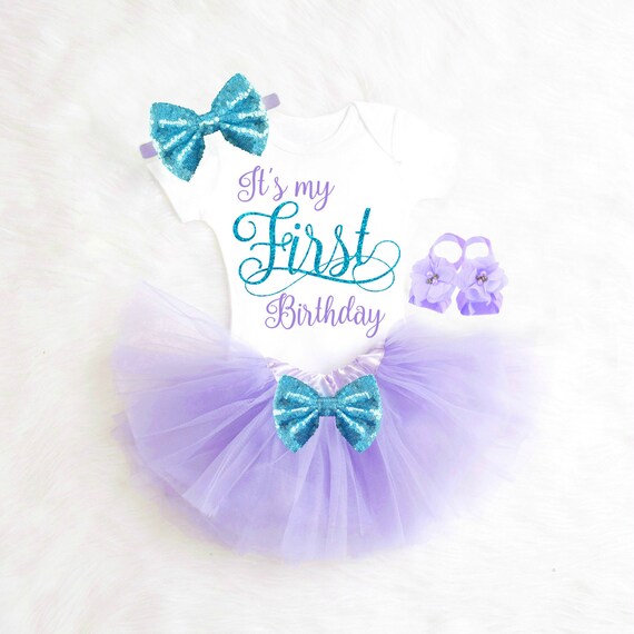 mermaid 1st birthday outfit