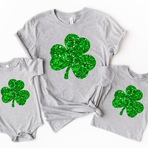 Glitter Shamrock Shirt, Girls St Patricks Day Sweatshirt, Toddler St Patricks Day Outfit, Toddler Girl St Patricks Day Shirt