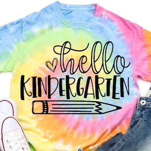 First Day of Kindergarten Shirt, Back to School Shirt Teacher First Day of School 1st Day of School Kindergarten Teacher Shirts Prek First