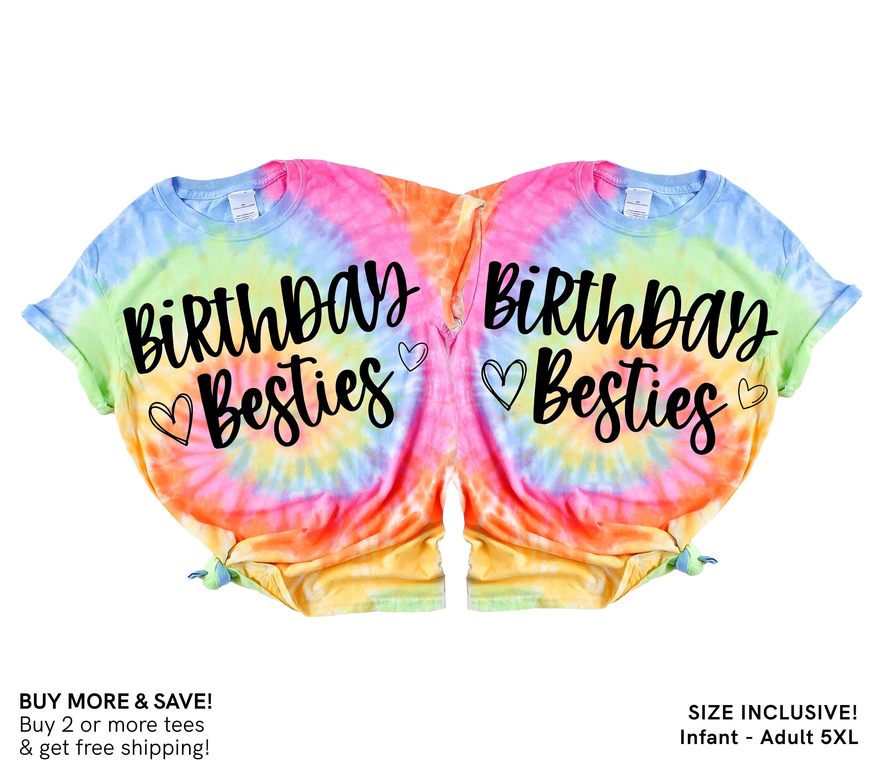 bff tie dye shirts