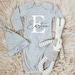 Baby Boy Coming Home Outfit Personalized Newborn Boy Clothes Baby Shower Gift Boy Take Home Outfit Baby Boy Hat Baby Boy Gift Monogrammed 