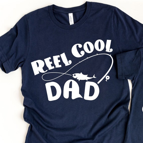 Dad Gift from Son Fishing, Father Son Matching Shirts, Daddy and Me Outfits Fathers Day Gift from Son Birthday Gift for Dad Reel Cool Dad