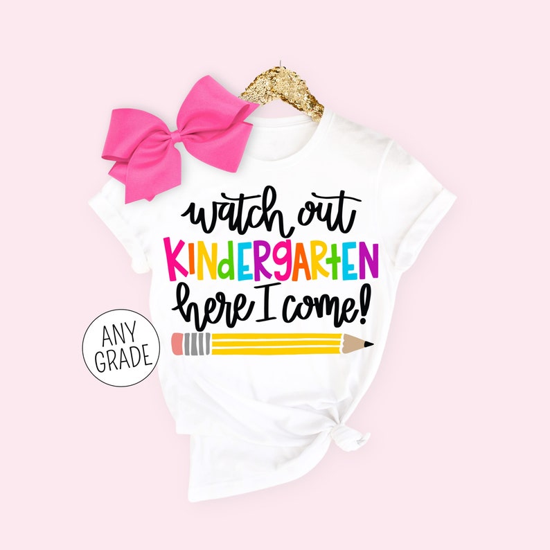 First Day of Kindergarten Shirt, Preschool Graduation Shirt 2023, Back to School Shirt, Preschool, First Grade