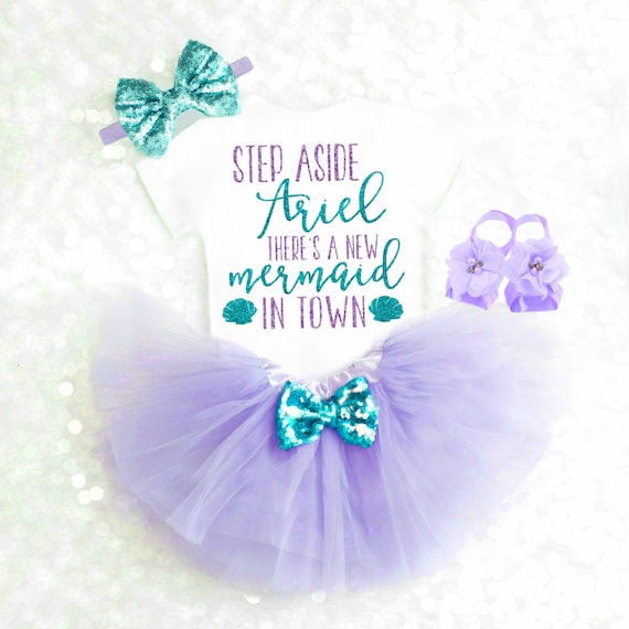 little mermaid baby girl outfit