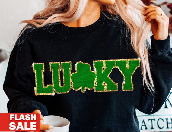 Lucky Puffy Clover Tee Lucky Puffy Clover Tee