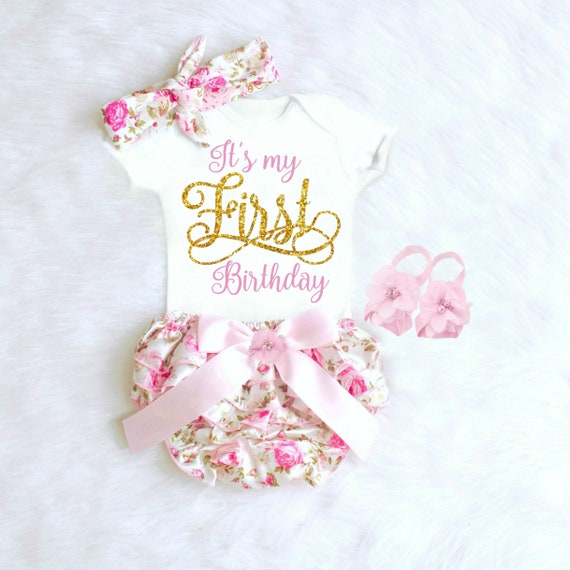 my 1st birthday outfit girl