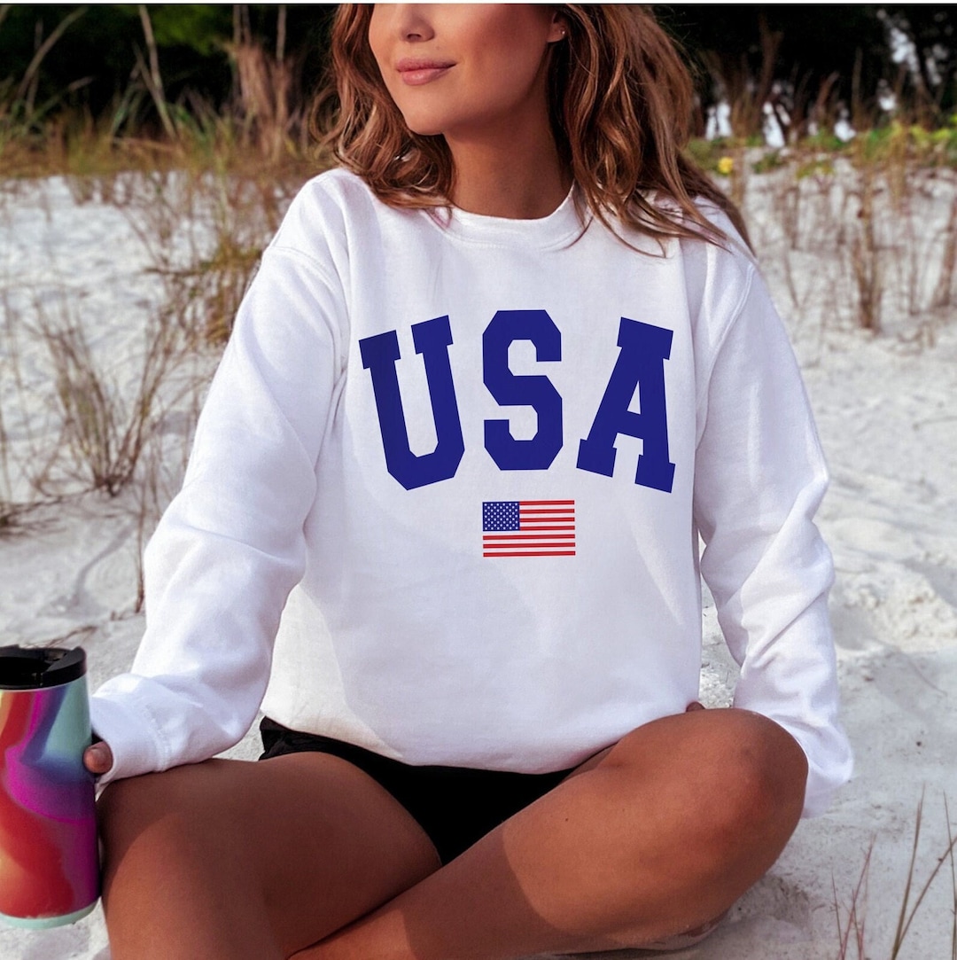 4th of July Shirt Women Fourth of July T-shirt USA Shirt, American Flag ...