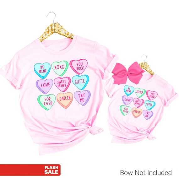 My Daddy Loves Me Valentine Hearts T-Shirt For Girls My Daddy Loves Me Valentine Hearts T-Shirt For Girls