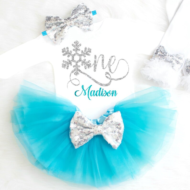 winter wonderland 1st birthday outfit