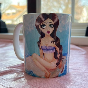 Greek Goddess Mug Venus Goddess Mug Gift for Her Christmas Gift Mug Birthday Gift Goddess of Love Aphrodite Roman Goddess Venus Girly Art