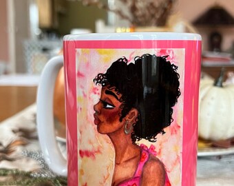 Coffee Mug Gift for For Her Christmas Gift Mug Dishwasher and Microwave-Safe Girly Mug