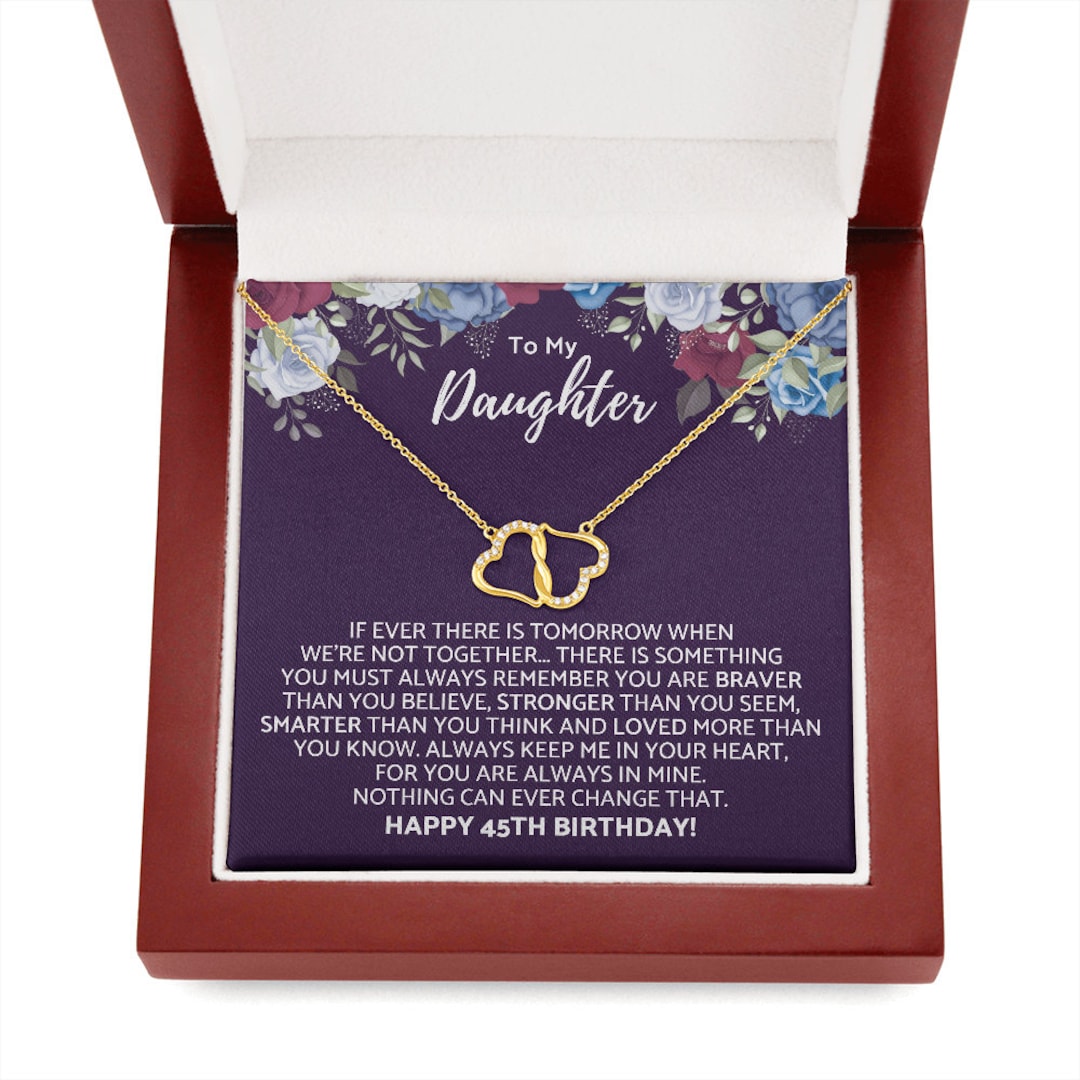 Happy 45th Birthday Gift For 45 Year Old Daughter Forty Five Etsy