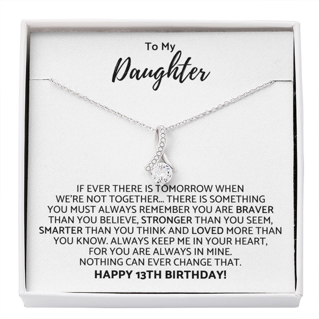 Happy 13th Birthday Daughter Daughter 13th Birthday Gift From Etsy