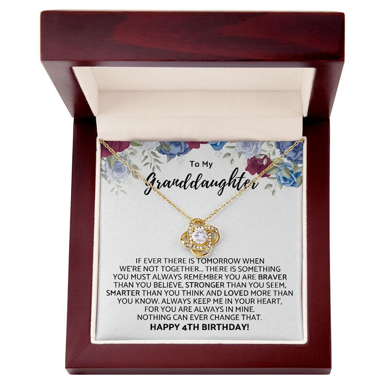 Happy 4th Birthday Gift for 4 Year Old Granddaughter From Etsy