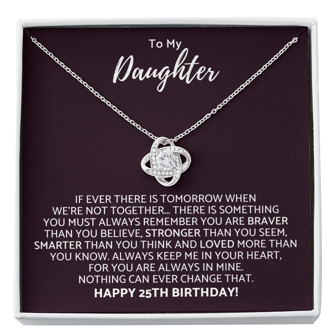 Happy 25th Birthday Daughter Daughter 25th Birthday Gift From Etsy