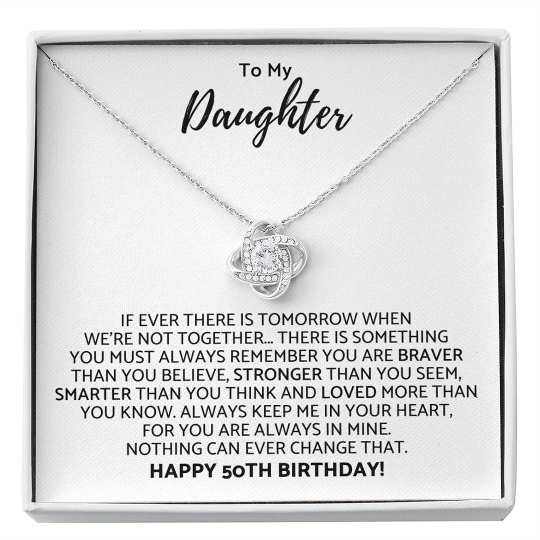 Happy 50th Birthday Daughter Daughter 50th Birthday Gift From Etsy
