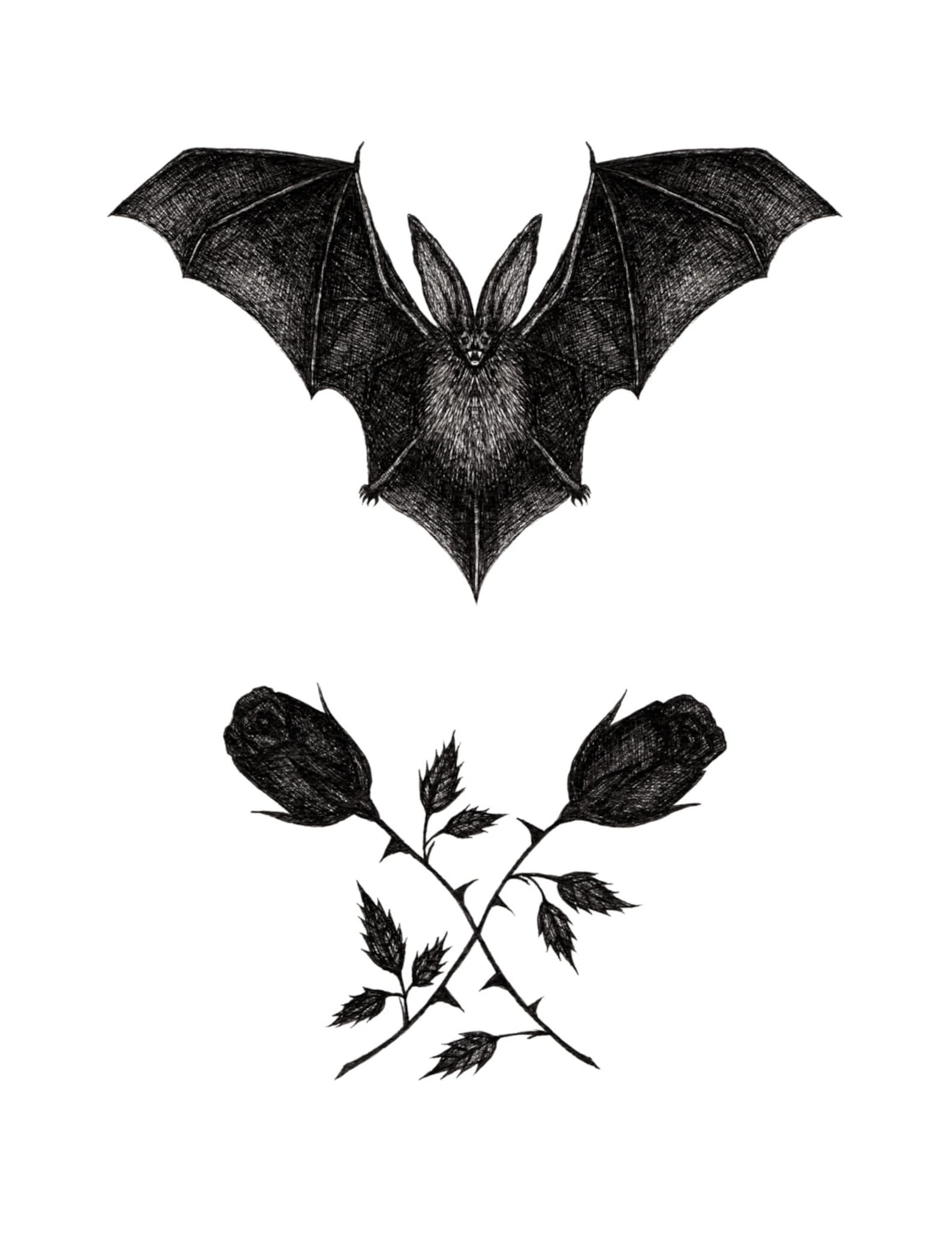 Gothica Print | Etsy