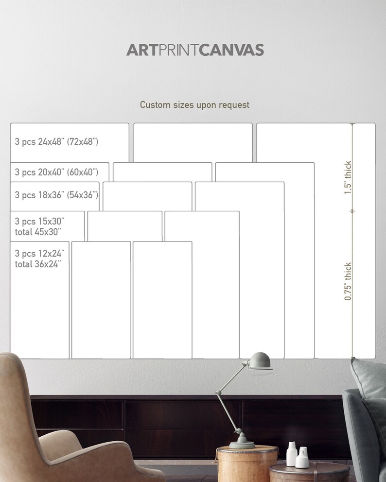 US Map Canvas Print United States Map Canvas Watercolor Etsy