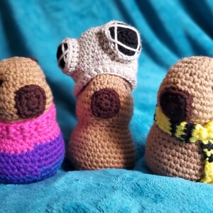 Crocheted Benny the Capybara