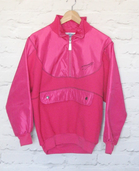 Vintage hot pink 1990s Umbro shell jacket jumper w