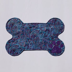 Unique Bone Shape Dog Feeding Placemat