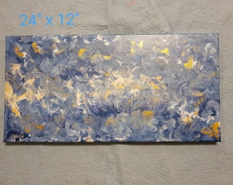 12 x 24 abstract/ fluid art # 8