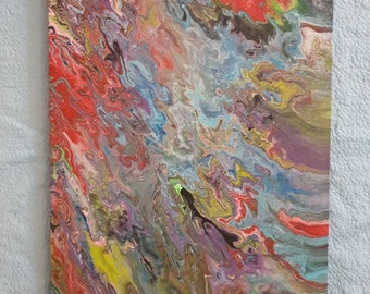 18 X 24 Abstract # 5 fluid art